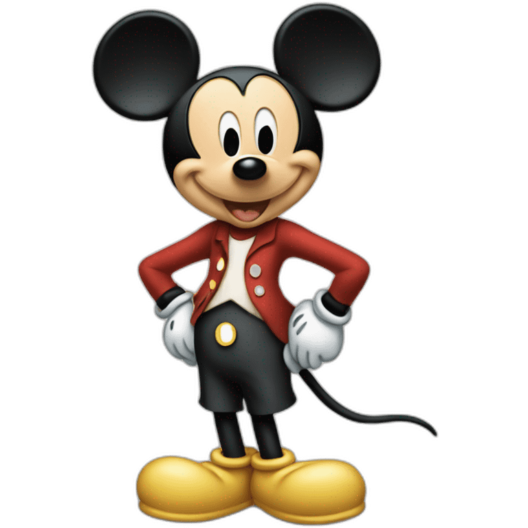 Mickey Mouse hands on hips emoji