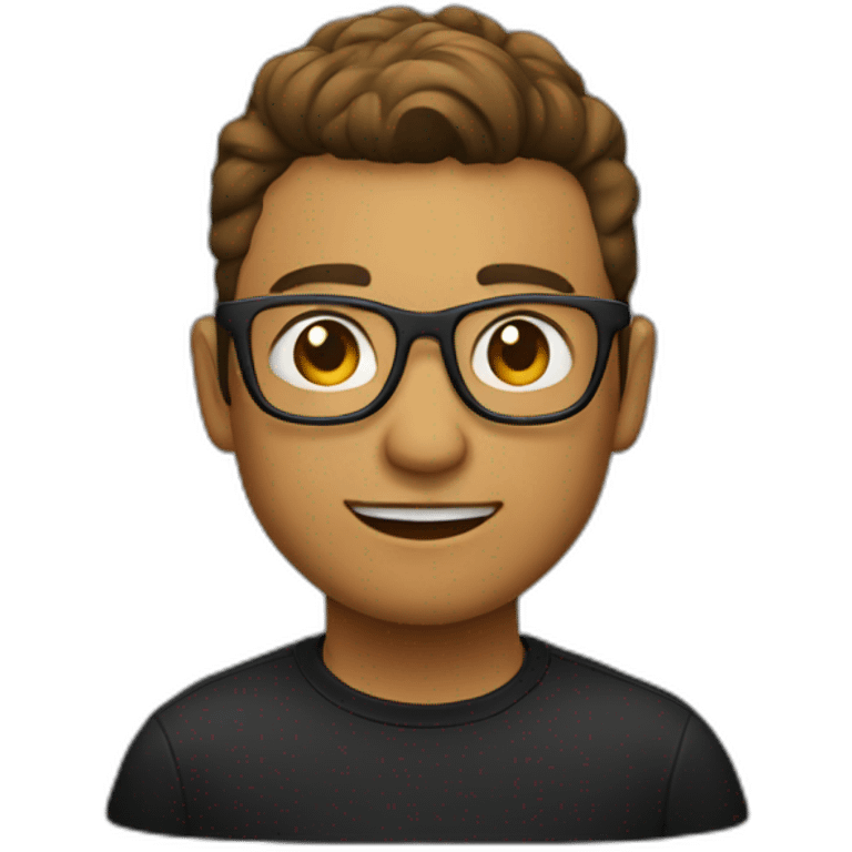 Ui designer in black shirt emoji