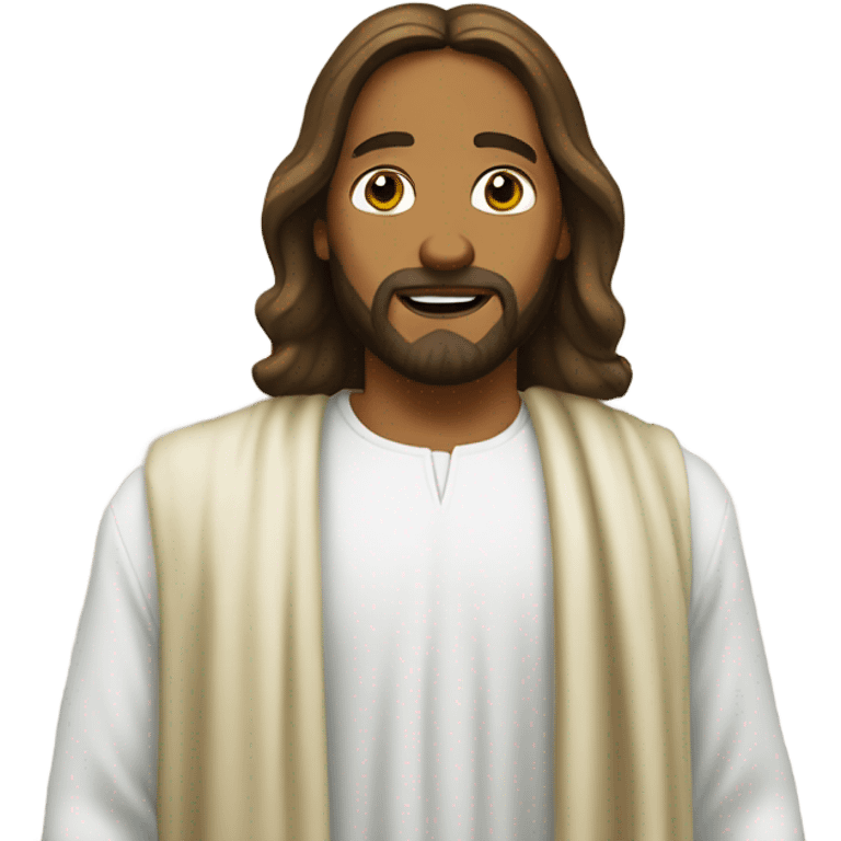 Jesus at the mall emoji