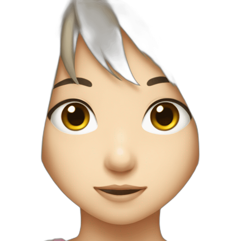 Fille d'anime emoji