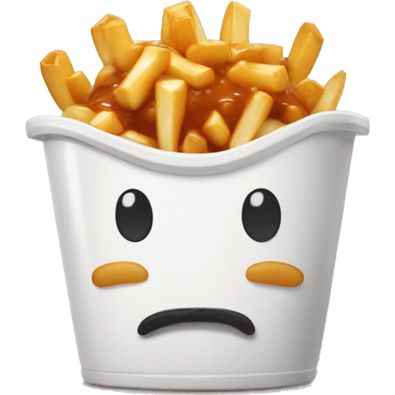 Poutine mange de la poutine emoji