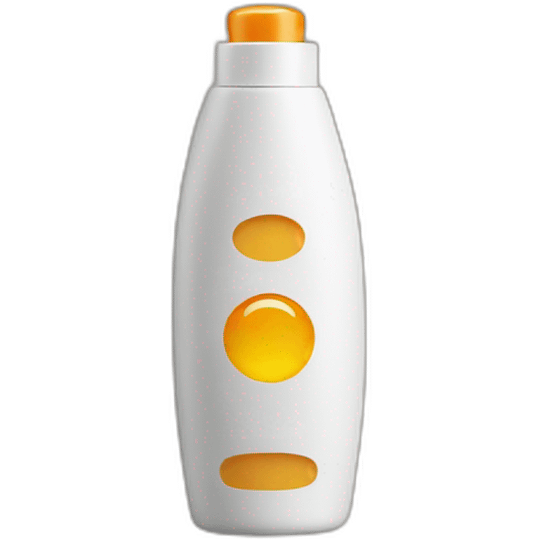 Sunscreen bottle emoji