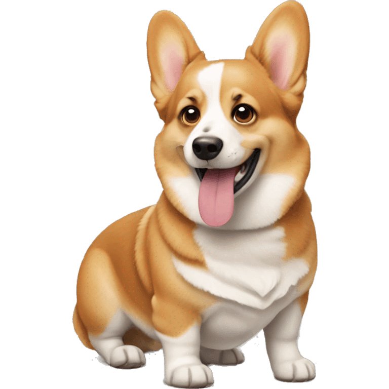 Corgi but emoji