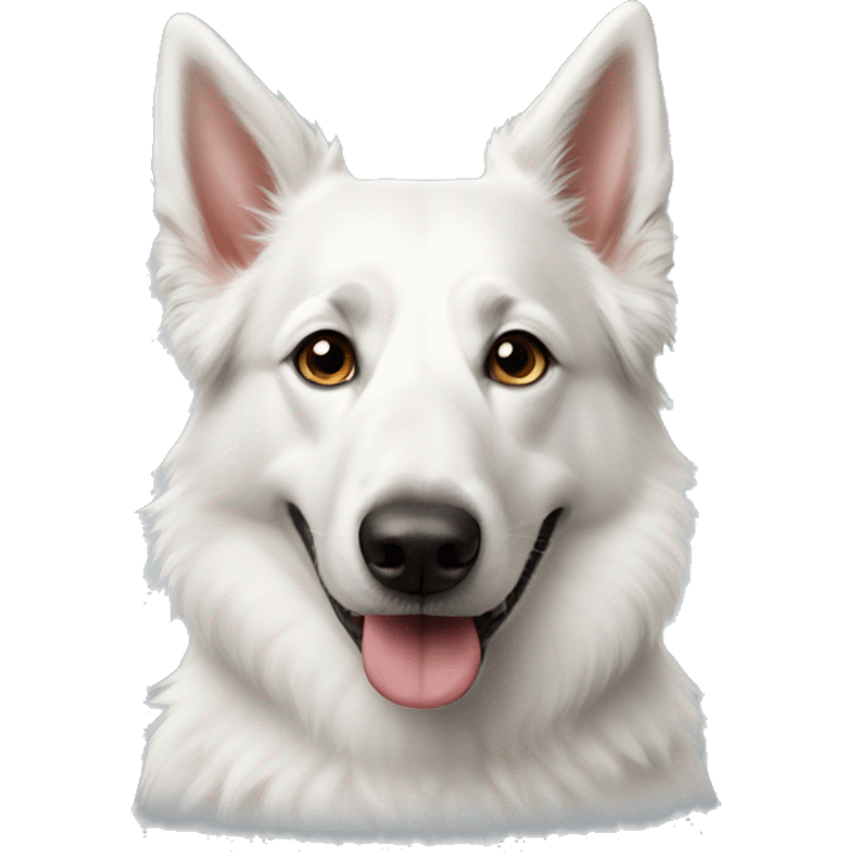 white swiss shepherd emoji