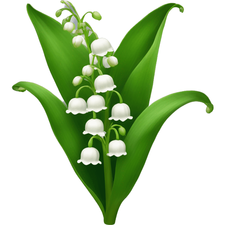 Lily of the valley flower emoji