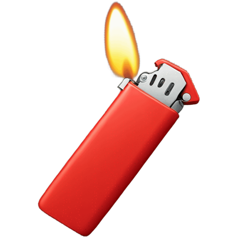 red lighter without fire emoji