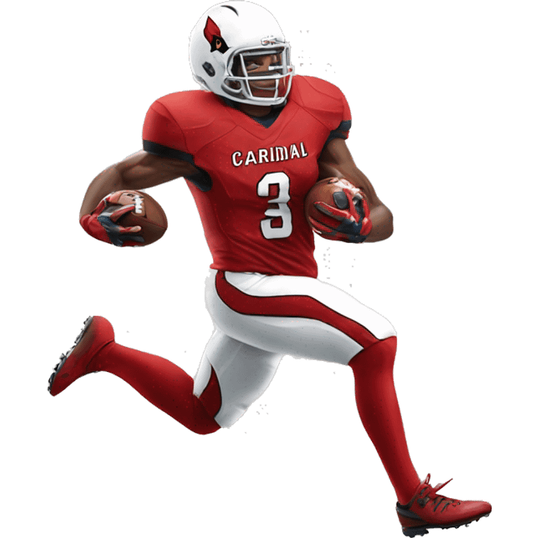 Cardinal scoring touchdown vs. wildcat emoji