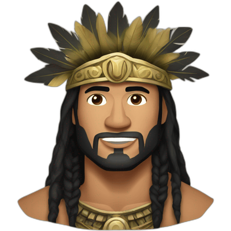 Roman reigns as the tribal chief emoji