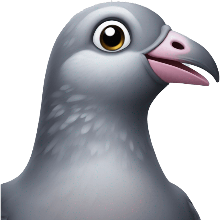 smiling pidgeon emoji