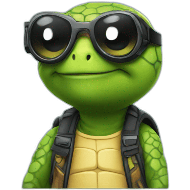 Dj turtle emoji