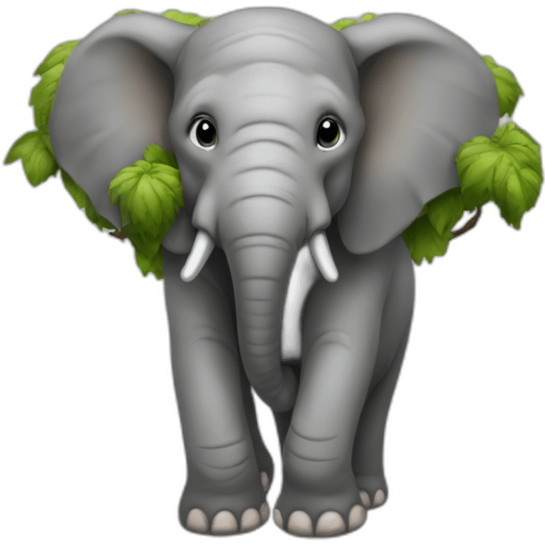 Éléphant arbre emoji