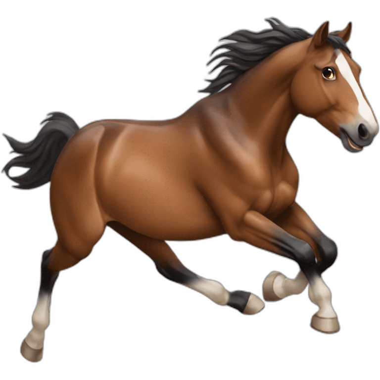 Horse galloping emoji