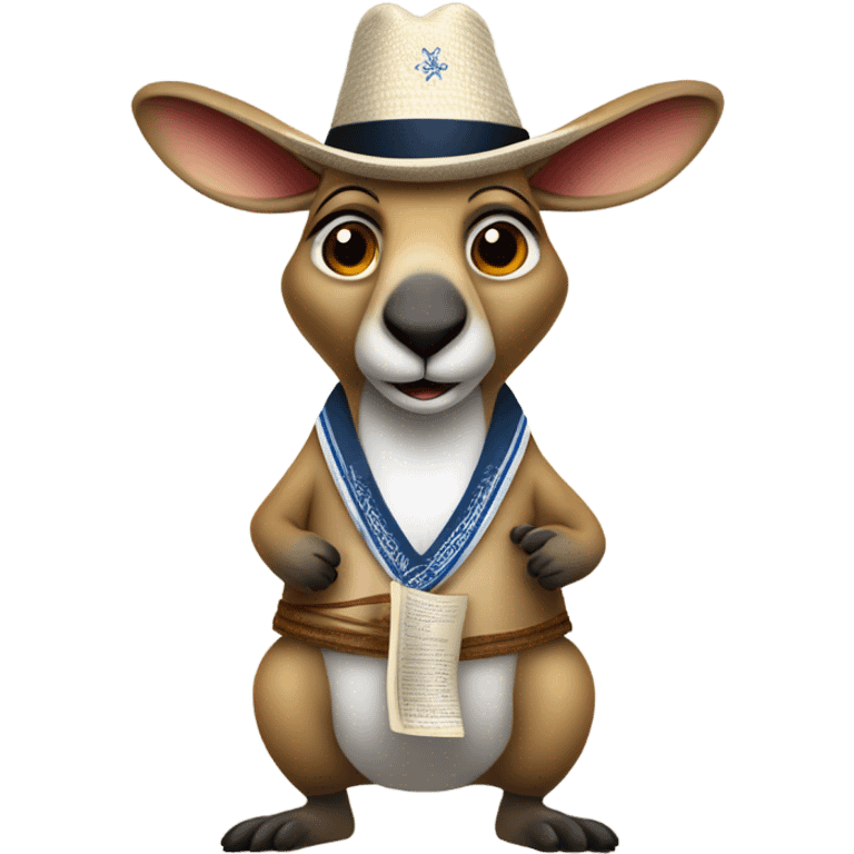 Rabbi kangaroo  emoji