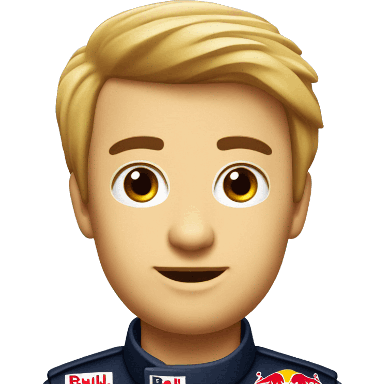 Coche de Fórmula 1 Red Bull racing emoji