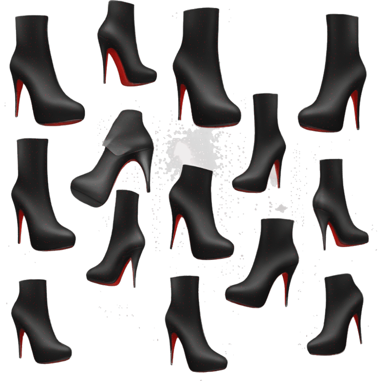  Black Louboutin  emoji