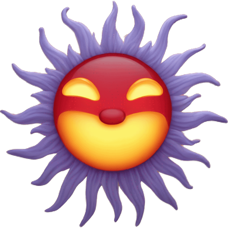 red sun rayses god emoji