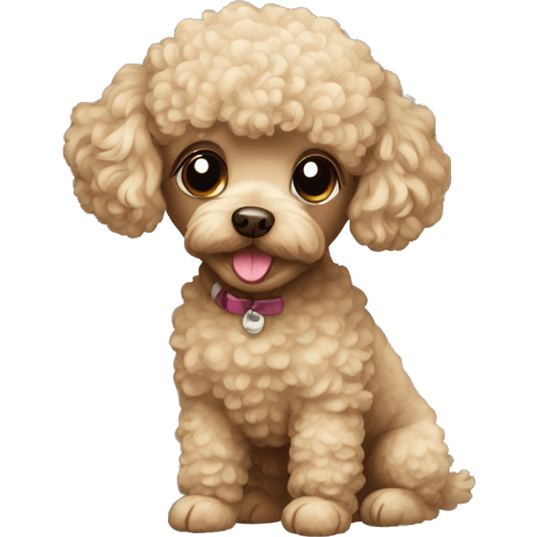 Toy poodle  emoji