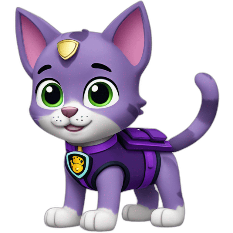 paw patrol purple cat emoji