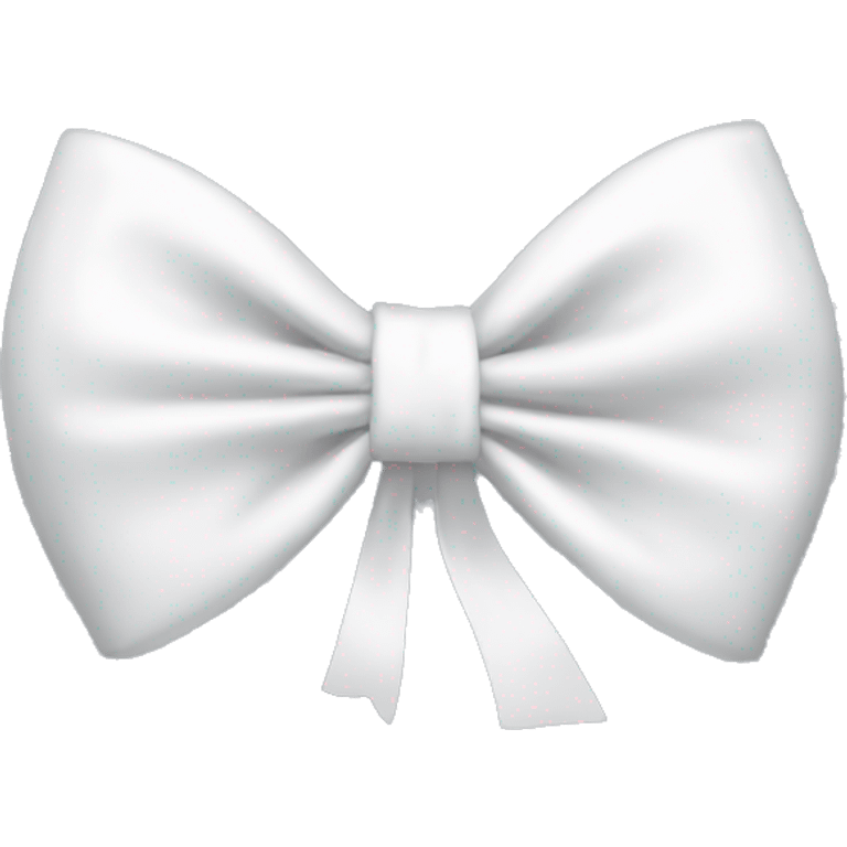 white bow emoji