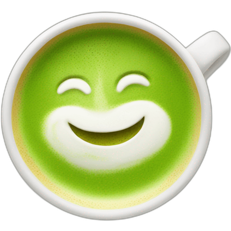 Matcha latte emoji