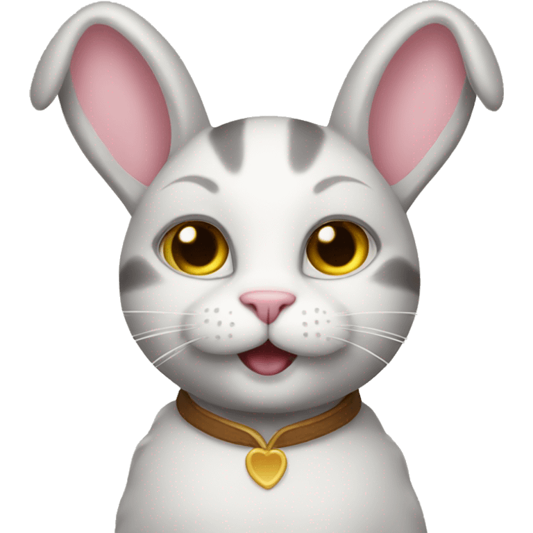 Cat bunny emoji