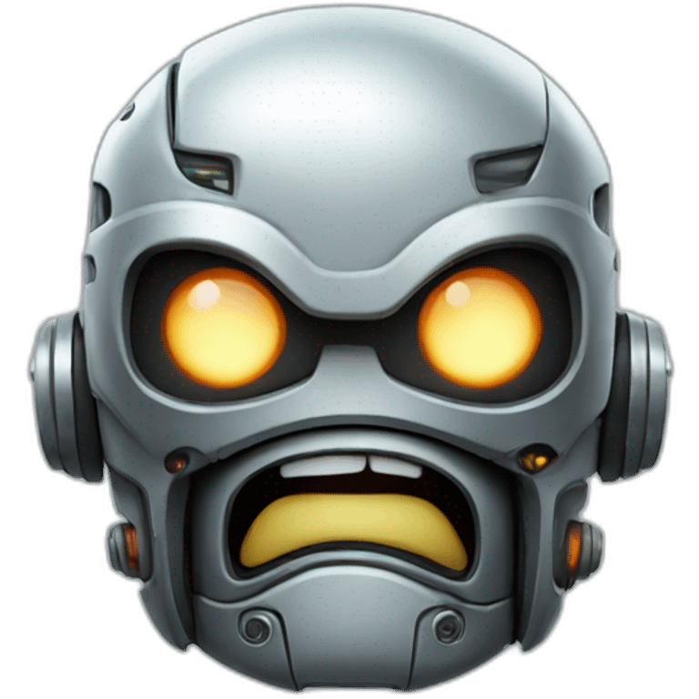 Angry robot emoji