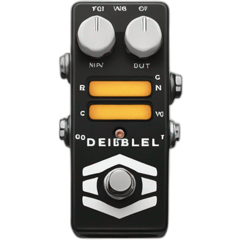 Decibelics pedal emoji