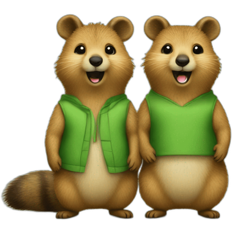 happy-coupple-quokka-the-one-with-green-sleeveless emoji