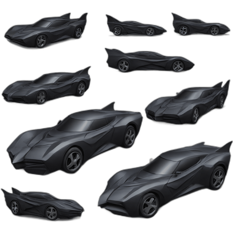 Batman car emoji