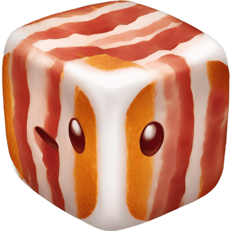 Bacon dice emoji