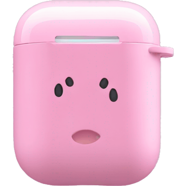 Pink airpods emoji