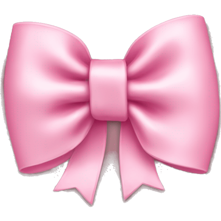 Baby pink bow emoji