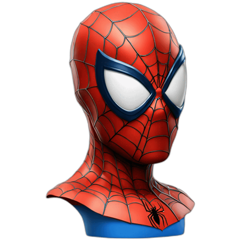 spiderman bust emoji