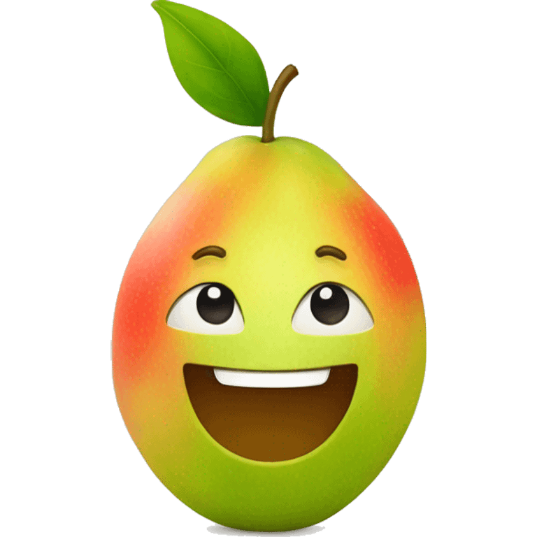 Fruit with face emoji