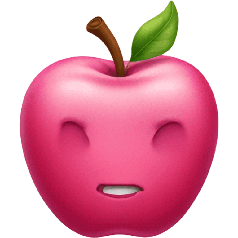 Pink Apple emoji