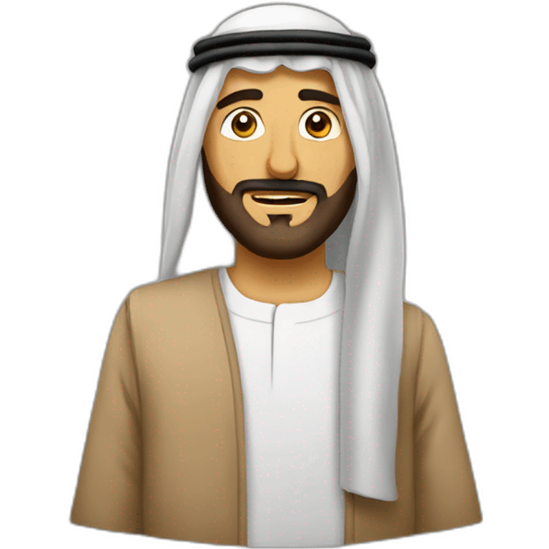 un arabe qui vole emoji