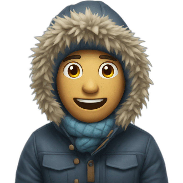 Freezing funny  emoji