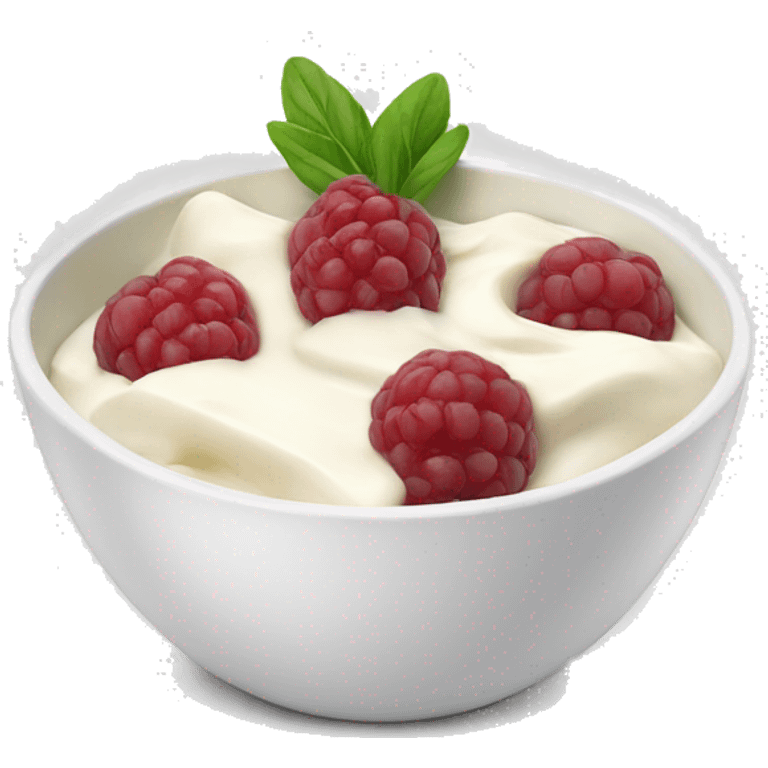 Yoghurt bowl emoji