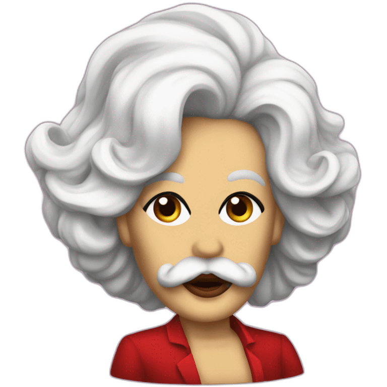 karl marx as a drag queen emoji