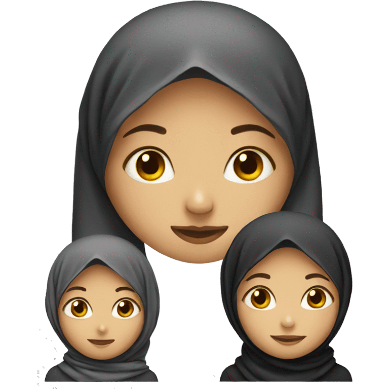 girl with hijab and without a face  emoji