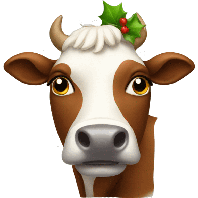 Holly cow emoji