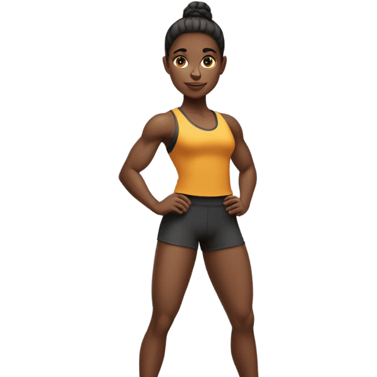 Athlete girl emoji