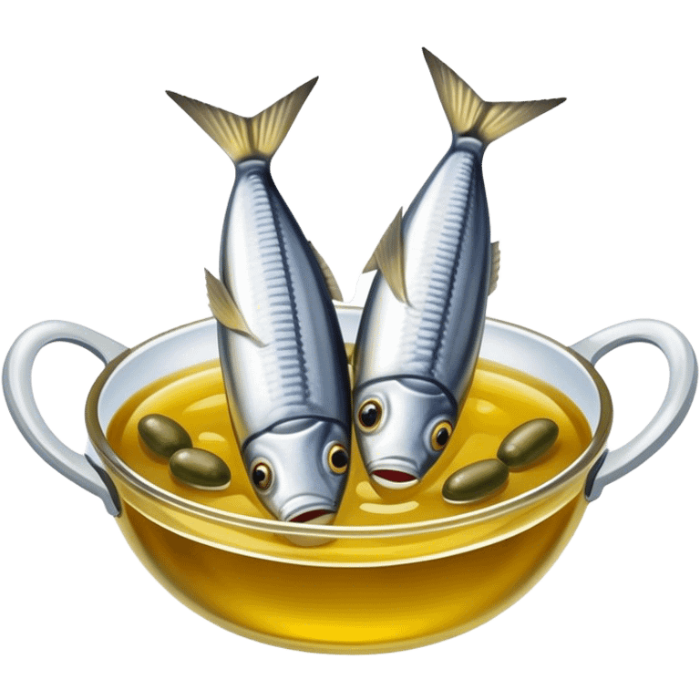 unas sardinas en aceite de oliva emoji