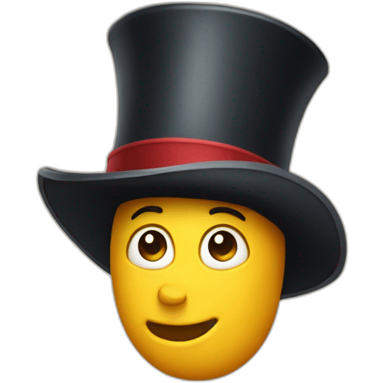  retro disney cylinder hat emoji