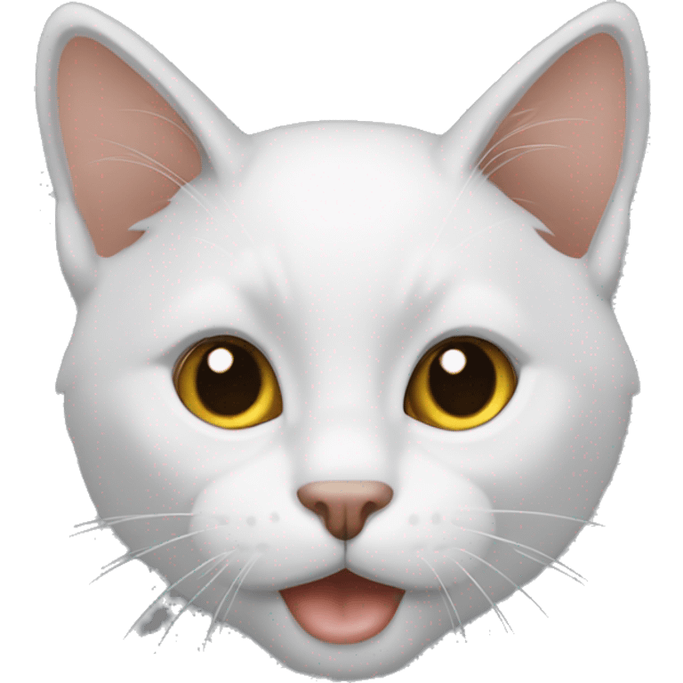 трехцветная кошка emoji