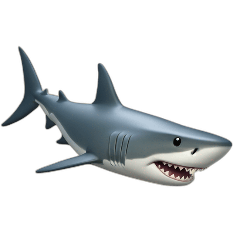 The shark gives a note with the inscription "ReviewsJr" emoji