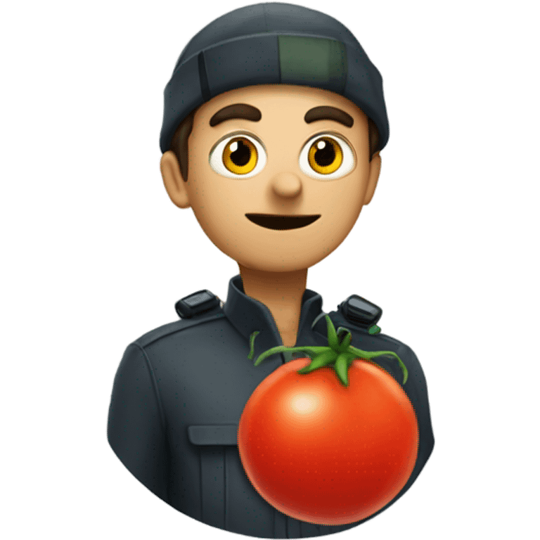 Tomato spy emoji