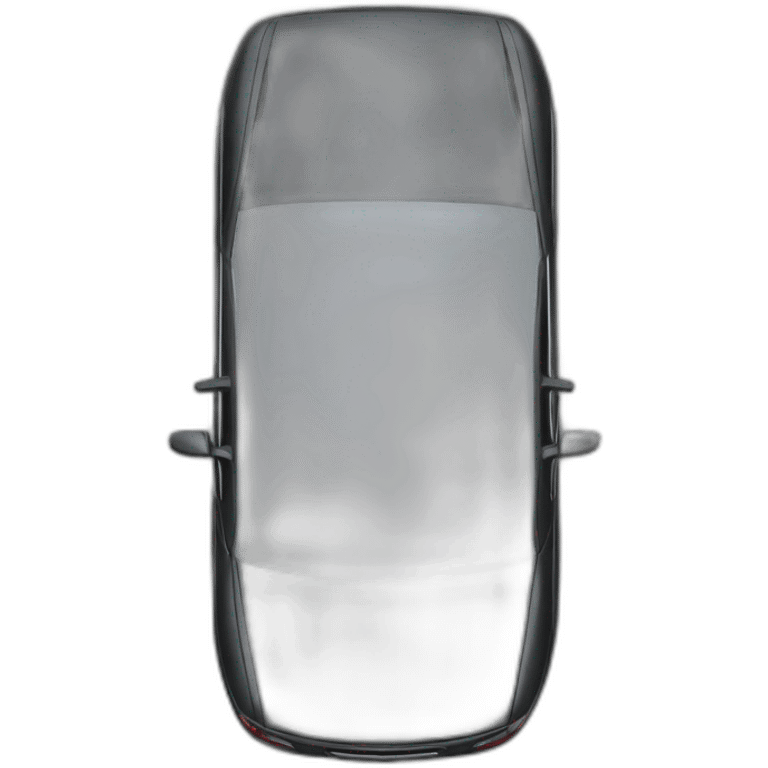 car top view black emoji