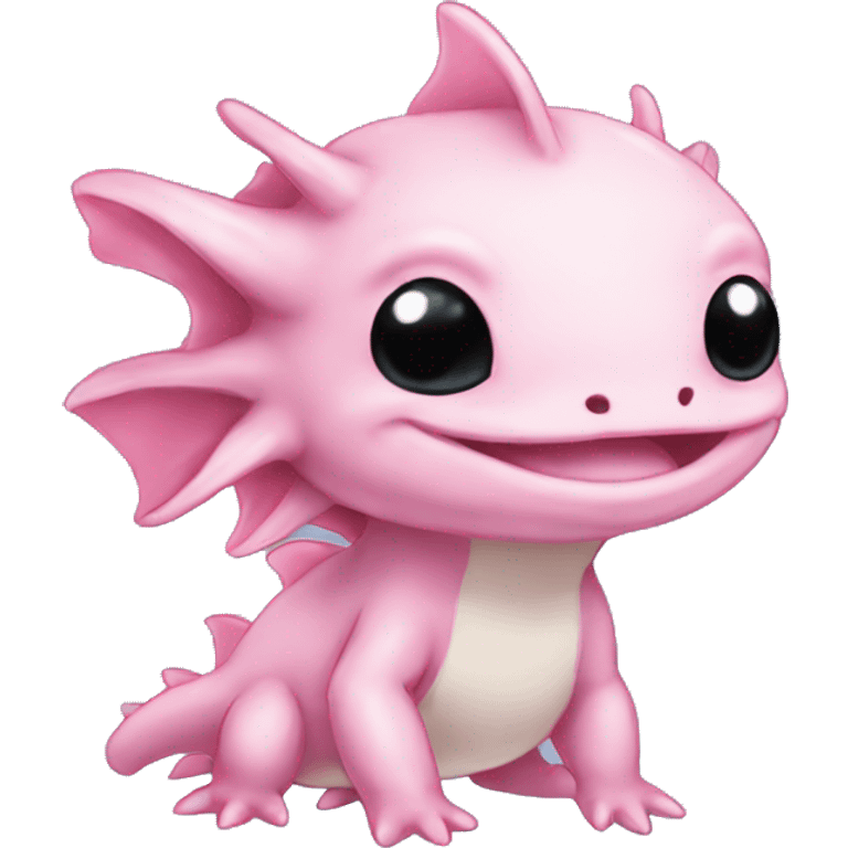 aesthetic pink cute axolotl stitch chibi pokemon emoji