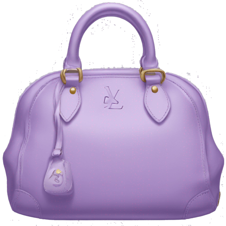 light purple lv handbag emoji